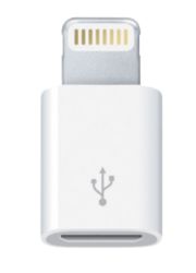 Adaptateur Apple Lightning vers micro USB Blanc