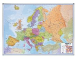 Carte géographique Legamaster Europe 1 : 4 300 000 1.370 x 1.000 mm