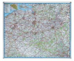 Carte géographique Legamaster 1 : 250 000 1.210 x 1.010 mm