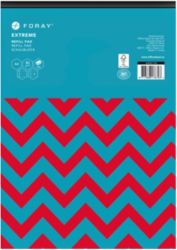 Recharge pour bloc notes Foray Extreme Assortiment Ligné non perforé A4 80 g