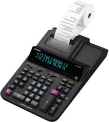 Calculatrice de bureau imprimante Casio DR 420RE 12 chiffres Noir