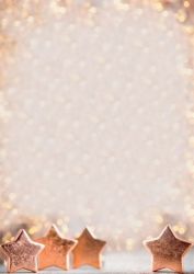Papier à lettre de Noël Sigel Copper Glance 90 g