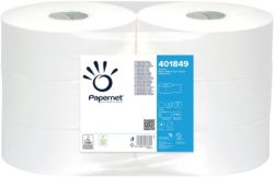 Papier toilette Papernet Jumbo 2 épaisseurs 6 Rouleaux de 1180 Feuilles