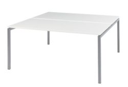 Table Bisley Quattro desk basic Aluminiuml