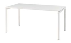 Bureau Bisley Quattro desk basic Blanc