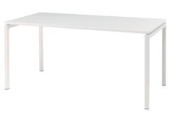 Bureau Bisley Quattro desk basic Blanc FH 1&nbsp;800 x 800 x 80 mm