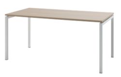 Bureau Bisley Quattro desk basic Chêne FH 1&nbsp;800 x 800 x 80 mm