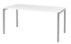 Table Bisley Quattro desk basic Blanc 1&nbsp;800 x 800 x 740 mm
