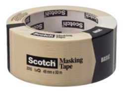 Ruban adhésif de masquage Scotch Basic 48 mm x 50 m Beige