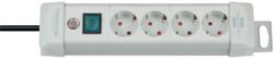 Multiprise brennenstuhl Premium Line 4 prises Blanc