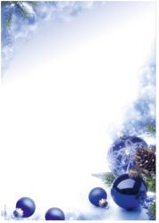 Papier à lettre de Noël Sigel Blue Harmony 90 g