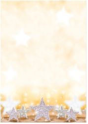 Papier de Noël Sigel Glitter Stars 90 g