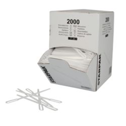 Agitateurs PAPSTAR Starpak Polystyrène Blanc 2000 Unités