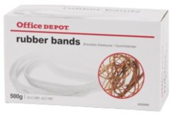 Élastiques Office Depot 3 x 90mm Ø 57mm Naturel 500g