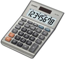 Calculatrice financière Casio MS 80B 8 chiffres Gris