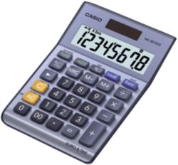 Calculatrice de bureau Casio MS 88TERII 8 chiffres Bleu
