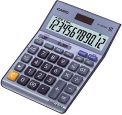 Calculatrice financière  Casio DF 120TERII 12 chiffres Argenté