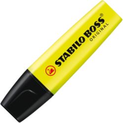 Surligneur STABILO Original Pointe biseauté Jaune fluo