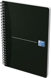 Cahier à spirale OXFORD Smart Black A5 Noir Quadrillé 5mm non perforé 90 g
