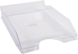 Corbeille à courrier Office Depot 1026 X OD 23 Polystyrène Transparent A4 400 Feuilles 25,5 x 34,8 x 6,5 cm