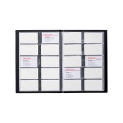 Album pour cartes de visite Office Depot Noir 400 23 x 0,3 x 31 cm