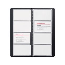 Album pour cartes de visite Office Depot Noir 96 11,5 x 0,3 x 25,5 cm