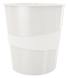 Corbeille Leitz WOW Blanc Polystyrène 29 x 29 x 32,4 cm