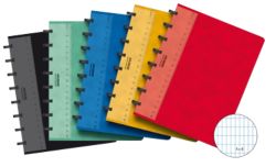 Cahier à spirale Adoc Assortiment de couleurs Quadrillé A5 90 g