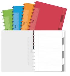 Cahier Adoc Colourlines Assortiment Spirale A4 144 feuilles