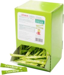 Sticks édulcorant Canderel Green Stevia 250 Unités de 1.3 g