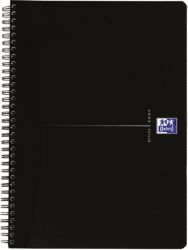 Cahier OXFORD 2982 Noir Lignée A4 90 g