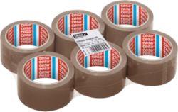 Ruban adhésif d'emballage tesapack 4089 50 mm x 66 m Marron 6 Rouleaux