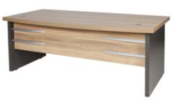 Bureau Schaffenburg Zeno Noyer, Anthracite 2.000 x 1.000 x 750 mm