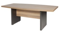 Table de conférence Schaffenburg Zeno Noyer, Anthracite 2.000 x 1.000 x 750 mm