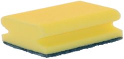 Éponges à gratter avec prise BETRA Jaune, Verte 10 Unités