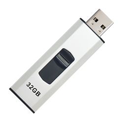 Clé USB Ativa Slider 32 Go Argenté