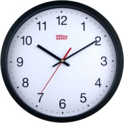 Horloge murale Office Depot RD3330B 31,5 x 5 cm Noir, blanc