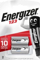 Piles Energizer Photo 123 CR17345 3V Lithium 2 Unités