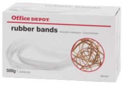 Élastiques en caoutchouc Office Depot Marron 500 g Différentes tailles