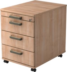 Caisson à tiroirs Hammerbacher AC30 SG Imitation noyer 428 x 580 x 590 mm