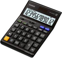 Calculatrice de bureau Casio DF 120TERII BK 12 chiffres Noir