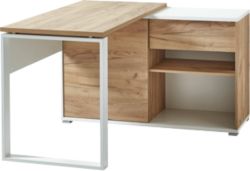 Bureau pour télétravail GERMANIA Lioni 4156 Imitation chêne 1&nbsp;200 x 1&nbsp;170 x 750 mm