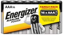 Piles Energizer Power AAA LR03 1,5V Alcaline 16 Unités
