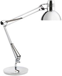 Lampe de bureau Alba Archi CH Argenté 15 W Fluorescent 480 x 215 x 306 mm