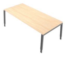 Table de réunion Schaffenburg DOV2010 Assortiment 2&nbsp;000 x 1&nbsp;000 x 820 mm