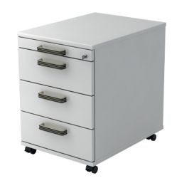 Caisson à tiroirs Hammerbacher AC30 SG Blanc 428 x 580 x 590 mm