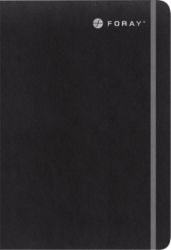 Cahier Foray Executive A5 Noir Quadrillé microperforé 80 g