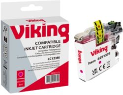 Cartouche jet d'encre Office Depot Compatible Brother LC123M Magenta