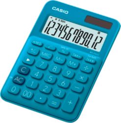 Calculatrice de bureau Casio MS 20UC BU 12 chiffres Bleu