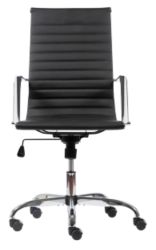 Fauteuil de direction Realspace Freja Cuir reconstitué Noir